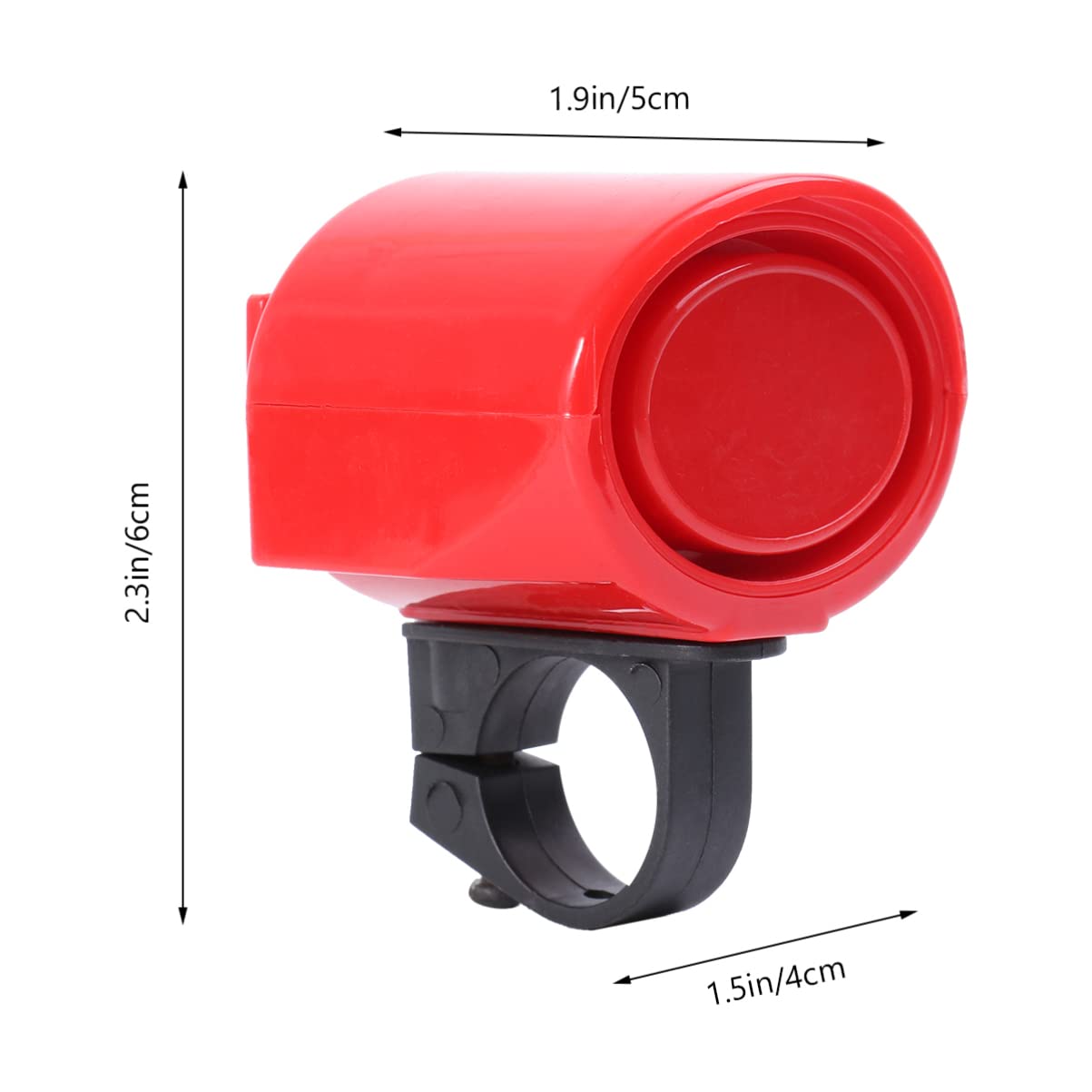 BRIGHTFUFU Intelligent Electric Bike Horn Bike Trumpet Easy to Install Cycling Accessory for Night Riding Battery Not Included Red