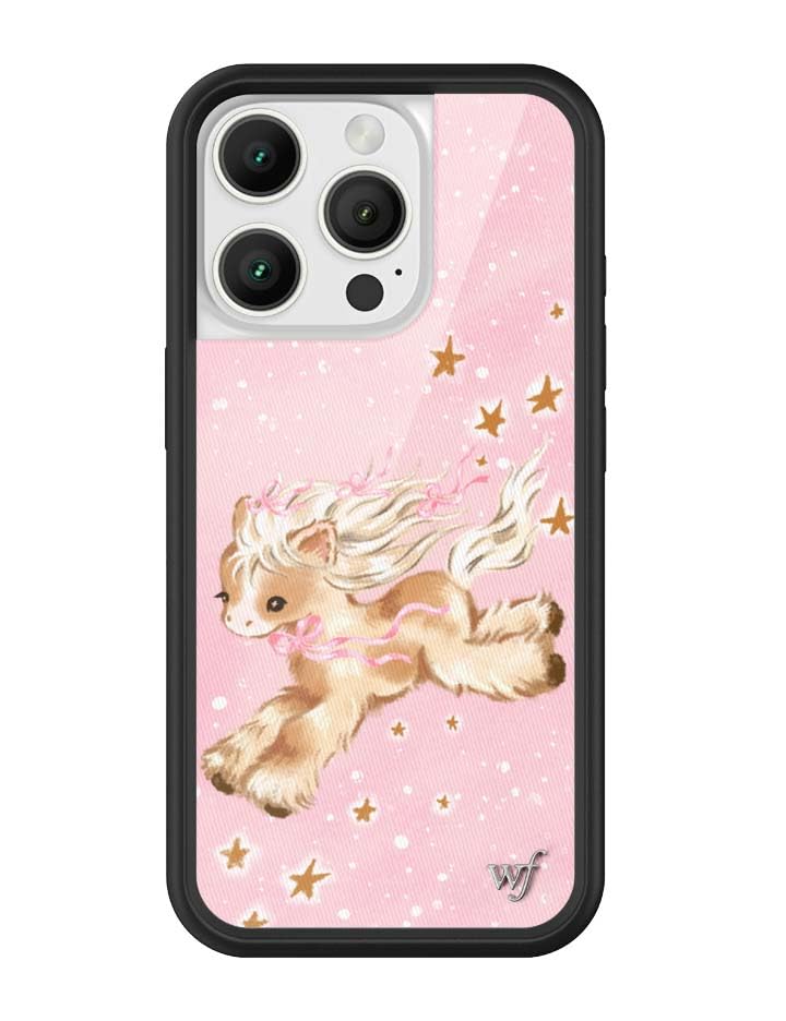 Image of Wildflower Cases - iPhone 16 Pro Compatible - Pony Dreams | Impact-Certified 6.5 ft Drop Protection Case, Raised Protective Bumper, Cute Aesthetic Design, Women-Owned Small Business