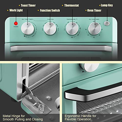 COSTWAY-Toaster-Oven-Countertop-7-in-1-Convection-Oven-with-Air-Fry-Bake-Broil-Toast-Dehydrate-Pizza-Warm-Function-1550W-Air-Fryer-Toaster-Oven-with-Timer-Temperature-Control-5-Accessories COSTWAY Toaster Oven Countertop 7 in 1 Convection Oven with Air Fry Bake Broil Toast Dehydrate Pizza Warm Function 1550W Air Fryer Toaster Oven with Timer Temperature Control 5 Accessories