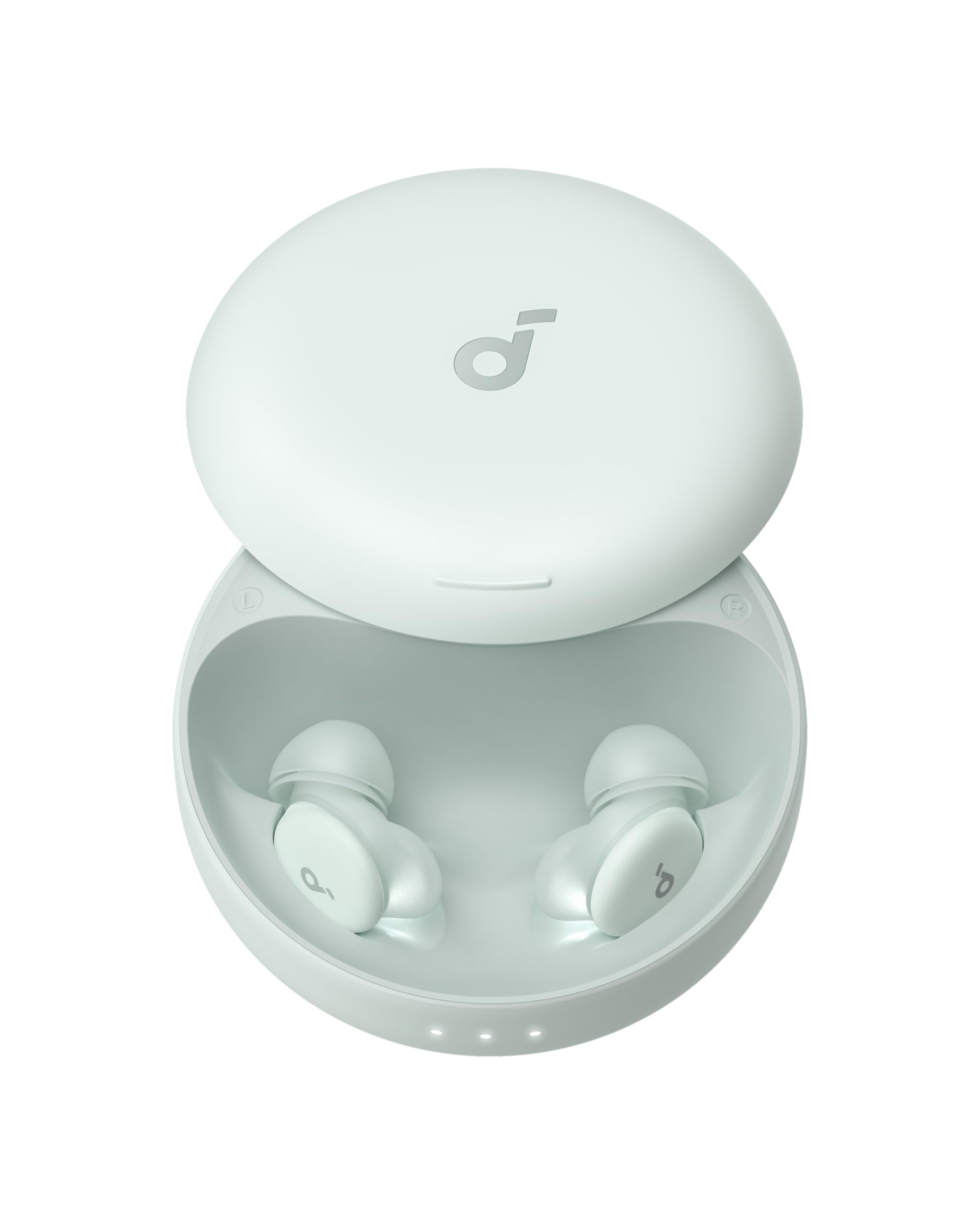 soundcore Sleep A30 by Anker, Ultra‑Comfortable Earbuds for Side Sleepers,Dedicated App, Sleep Monitoring, Soothing Sound Masking Technology for All‑Night Rest (Mist Green)