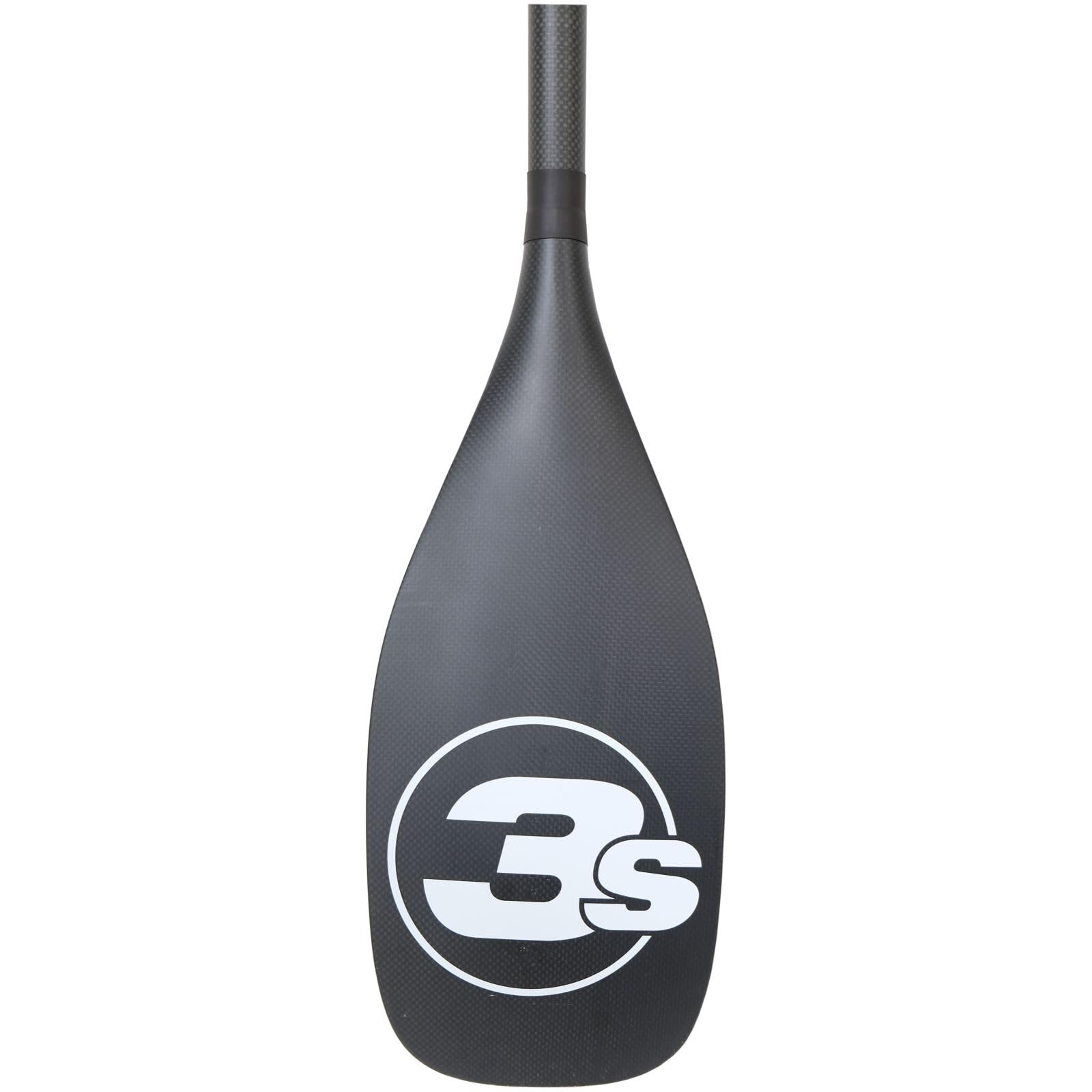 3s-sup SUP Paddel Full Carbon Telescope Paddel 2-teilig I Leicht und robust I Verstellbar 170-215 cm I Anti-Twist-Technologie I Schwimmfähig I Ideal für Alle SUP Einsatzbereiche