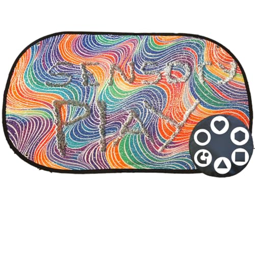 Reversible Sequin Sensory Wall & Floor Mat 40 x 26 Inch Fidget Toy