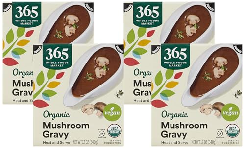 Image of 365 by Whole Foods Market, Gravy Mushroom Organic, 12 Ounce (Pack of 4)