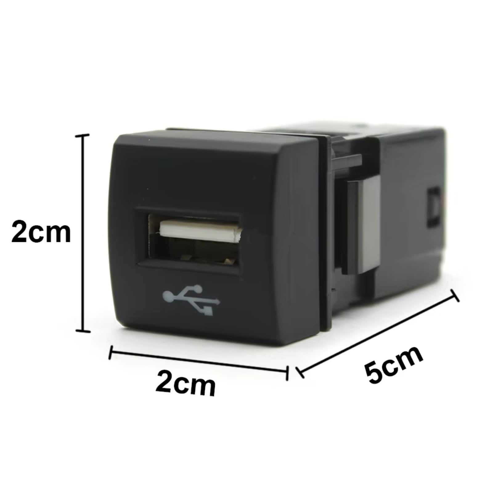 Consola USB Compatible Con Toyota Para Camry Para Corolla 2018-2022 Adaptador Entrada Para Automóvil Audio U-Disk Flash Socket Cable Interfaz Adaptador USB coche