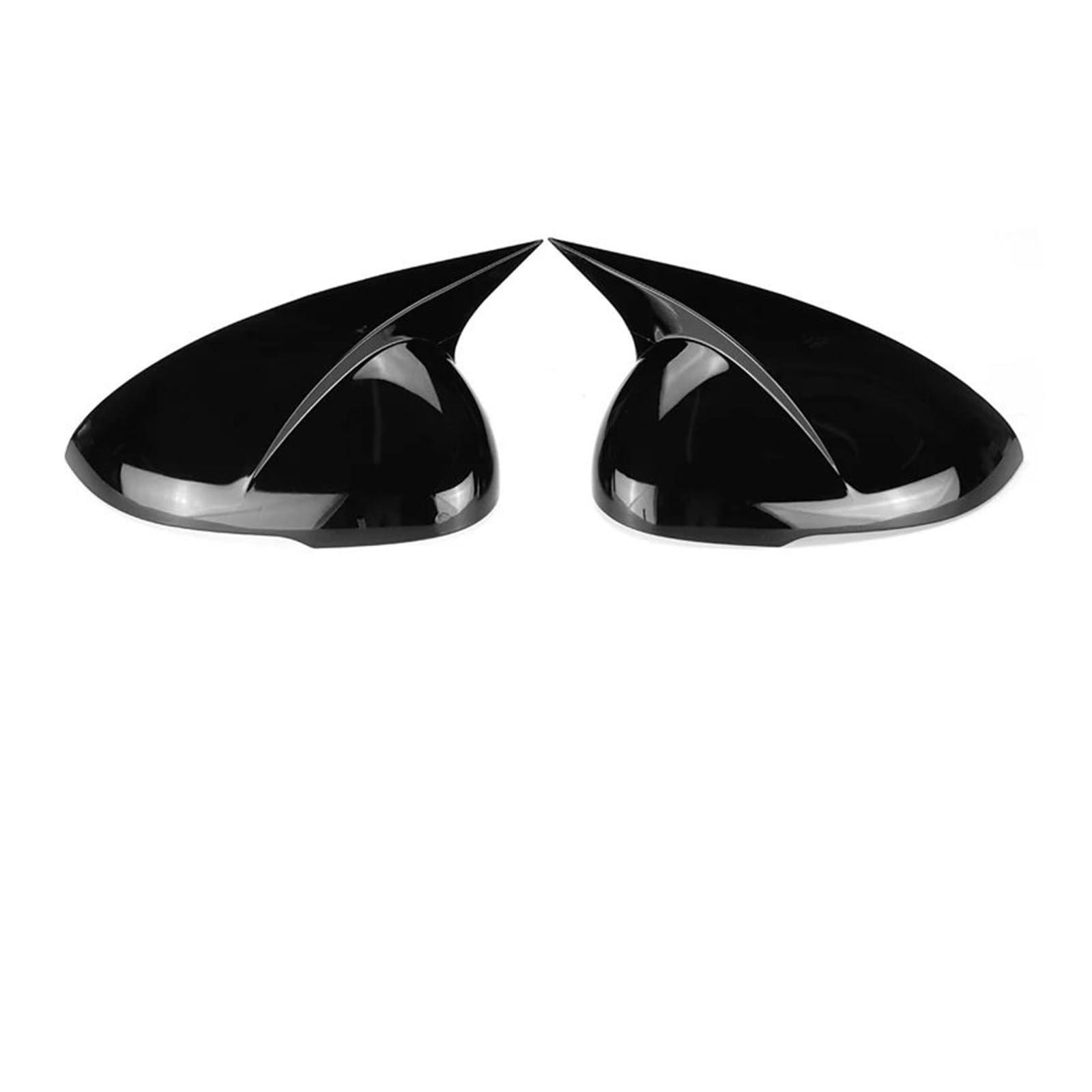 for KIA for K5 for Optima 2020 2021 Car Rearview Side Mirror Cover Wing Cap Exterior Door Housing Shell Trim Sticker Door Wing Mirror Cover(Black)