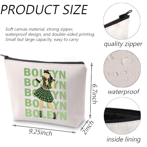 Six The Musical Makeup Bag Broadway Six Musical Gift Broadway Queen Gift Musical Theater Lover Cosmetic Bag (Boleyn UK2) - Image 2
