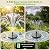AISITIN 3.5W Solar Fountain Pump Built-in 1500mAh Battery, Solar Bird Bath Fountain with 6 Nozzles, Solar Floating Water Fountain Pump for Bird Bath, Fish Tank, Pond, Pool, Garden and Outdoor