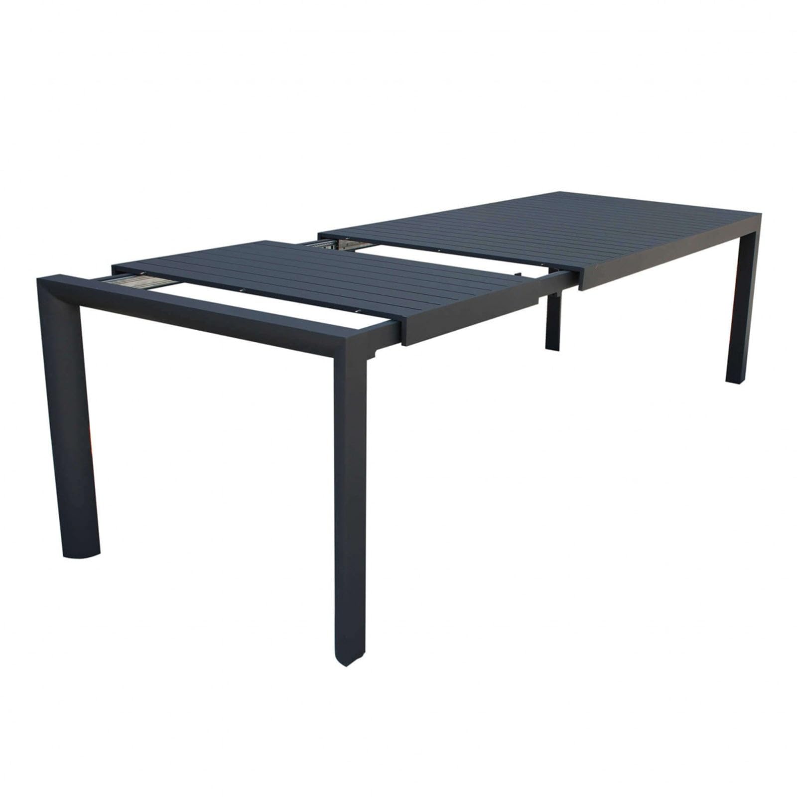 Decor Space Tavolo allungabile Sydney in alluminio Antracite telescopico per esterno (135-180 cm/Tavolo)