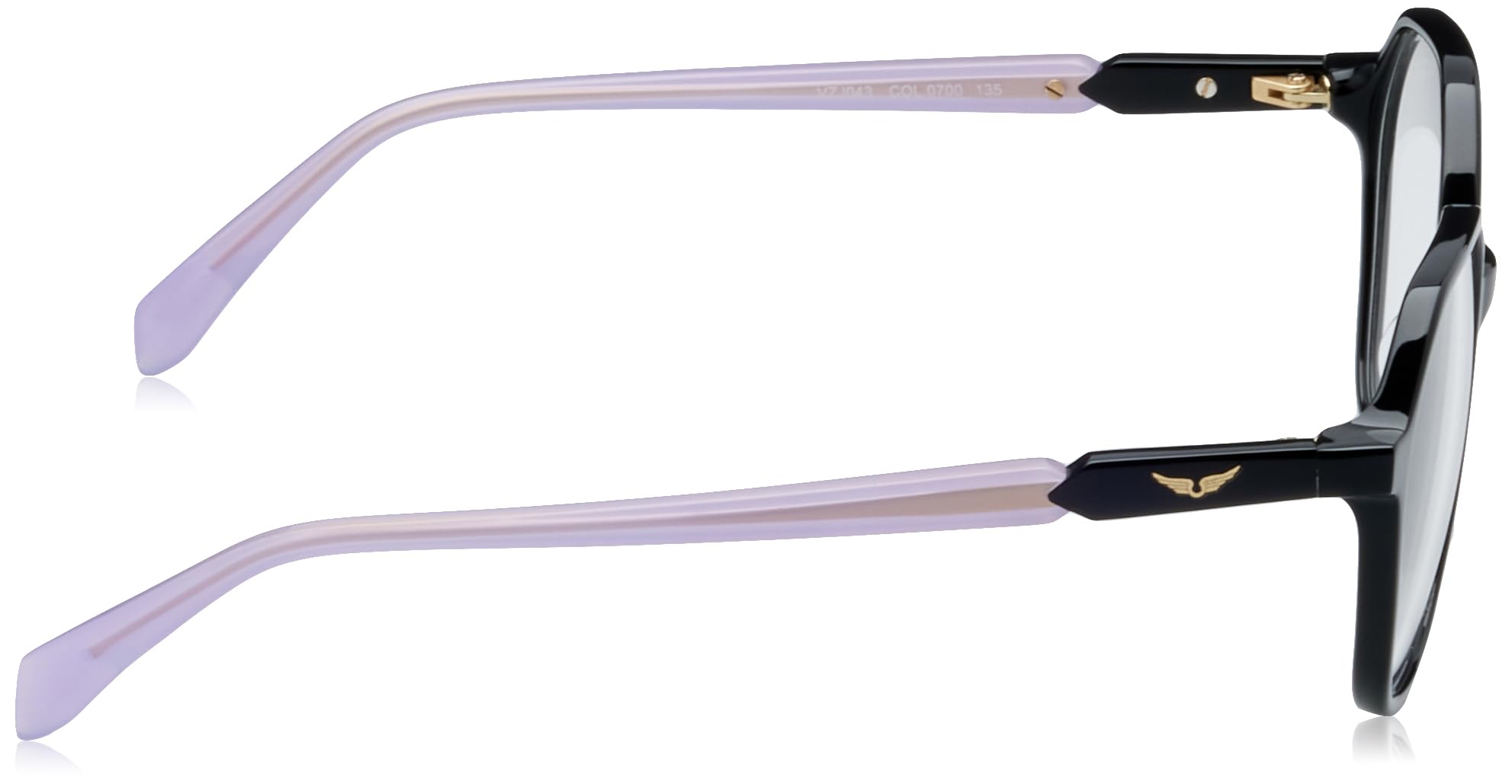 ZADIG&VOLTAIRE Eyeglass frame VZJ043 SHINY BLACK 51/16/135 Unisex Niño