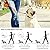 Retractable Dog Lead Extendable Long Heavy Duty Strong Dog Leash for Large Dogs Up to 110lbs, 16ft Strong Reflective Nylon Tape, 360° Tangle-Free, One-Handed Brake, Pause, Lock