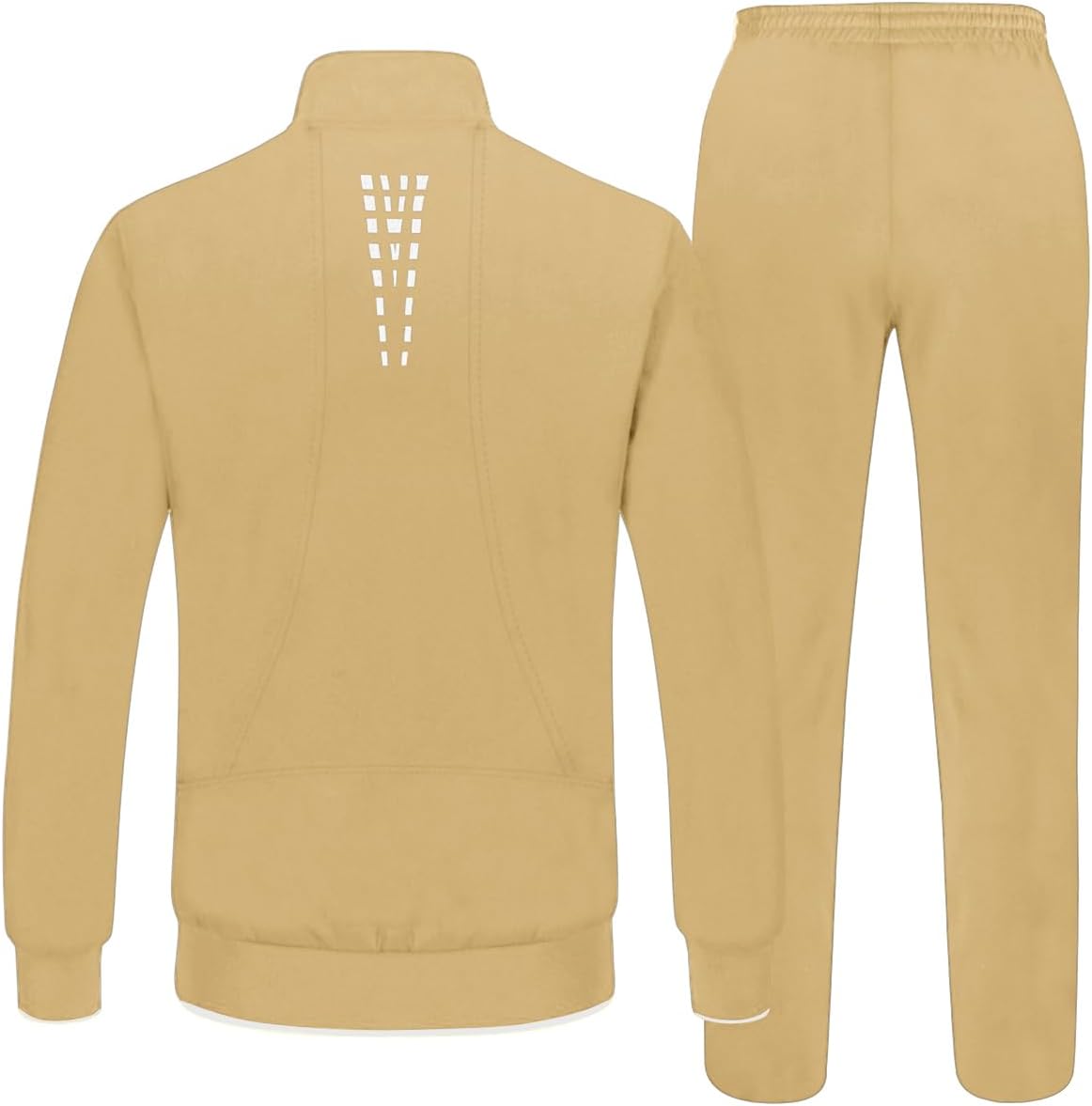 TBMPOY Men's Tracksuits Sweatsuits for Men Sweat Track Suits 2 Piece Casual Athletic Jogging Warm Up Full Zip Sets - Image 2