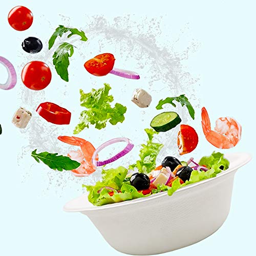 Xilanhhaa Confezione da 100 ciotole di carta usa e...