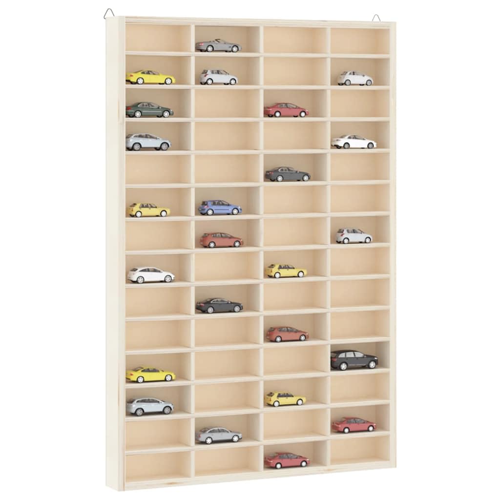 vidaXL Vitrine de Collection en Bois avec 56 Compartiments 40 x 4,5 x 60 cm