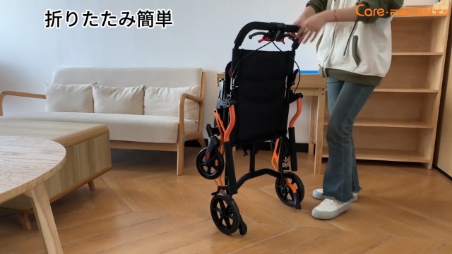 Amazon | Care-Parents 車椅子 軽量 9kg コンパクト 簡易介助式車椅子