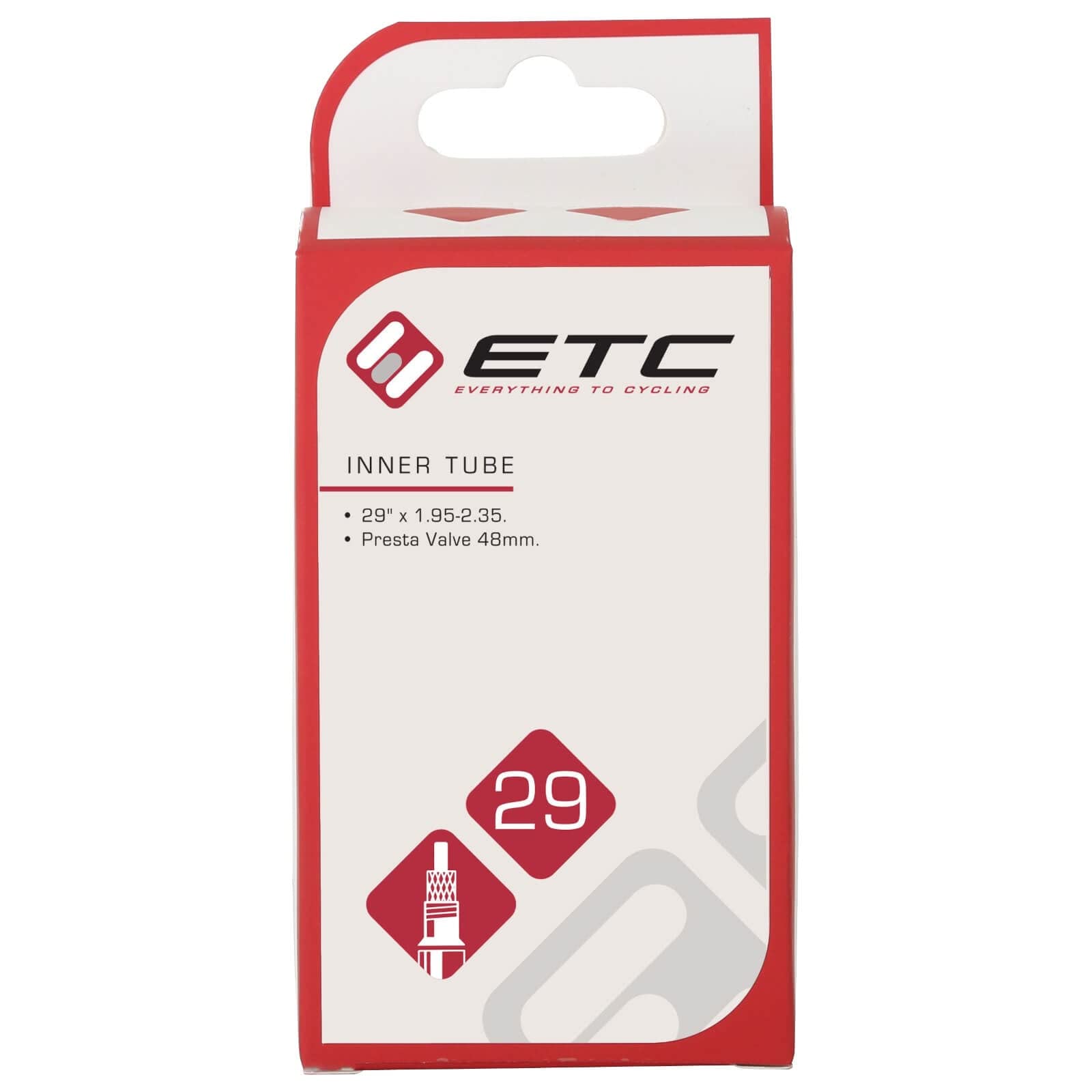 ETC Inner Tube 29 x 1.95-2.35 Presta