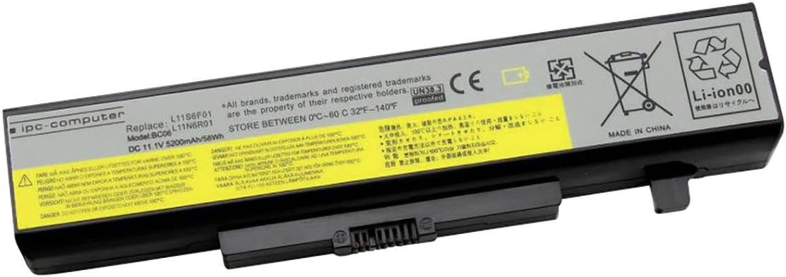 Ipc-computer Notebook-rechargeable battery L11S6F01 REPLACE 11.1V 5200 mAh Lenovo