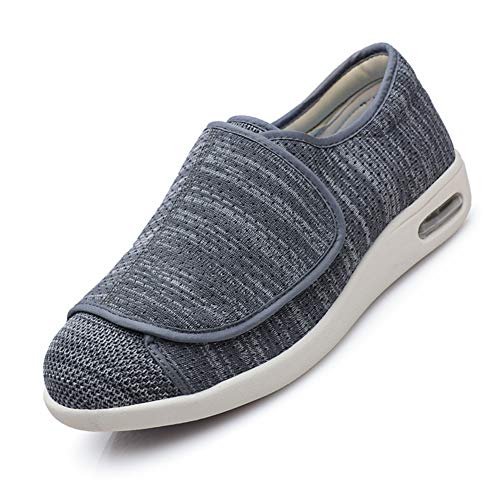 Mei MACLEOD Women's Walking Shoes with Wide Width Lightweight Air Cushion Sneakers Casual Running Jogging Shoes for Diabetic Swollen Feet