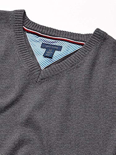 Tommy Hilfiger Girls Long Sleeve Feminine Fit V-Neck Sweater School Uniform3