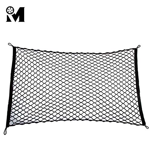 Saasiiyo Black Nylon Car Trunk Luggage Net Car Styling