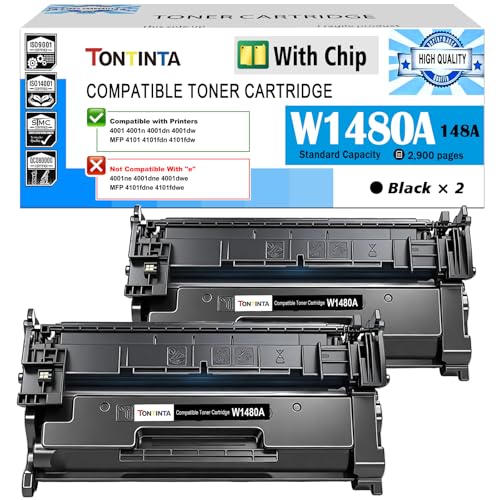 Cartouche toner 148A W1480A avec puce pour imprimante 4001 et MFP 4101