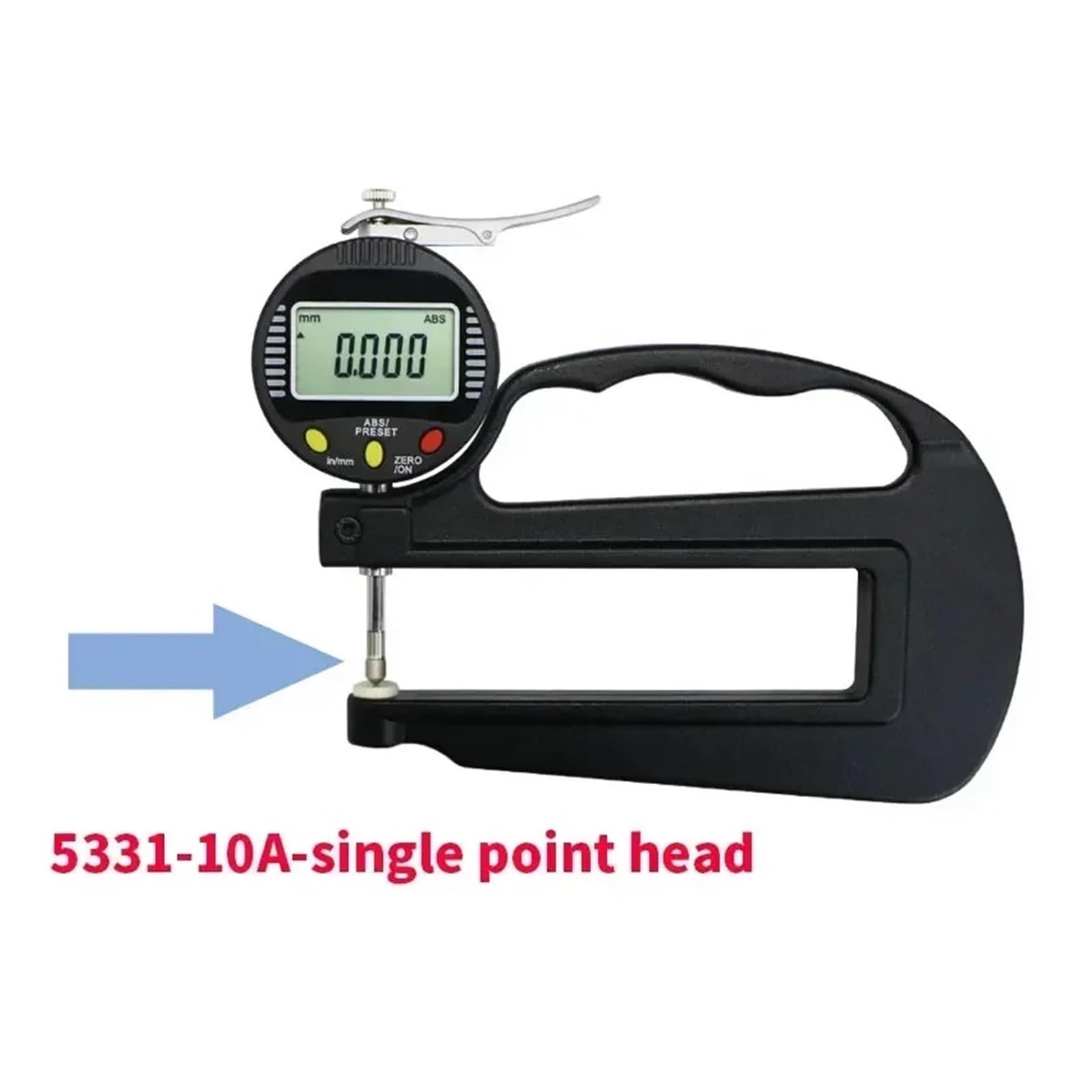 CHBMSS 0.001mm 10mm Digital Thickness Gauge Digital Thickness Gauge(Single Point Head)