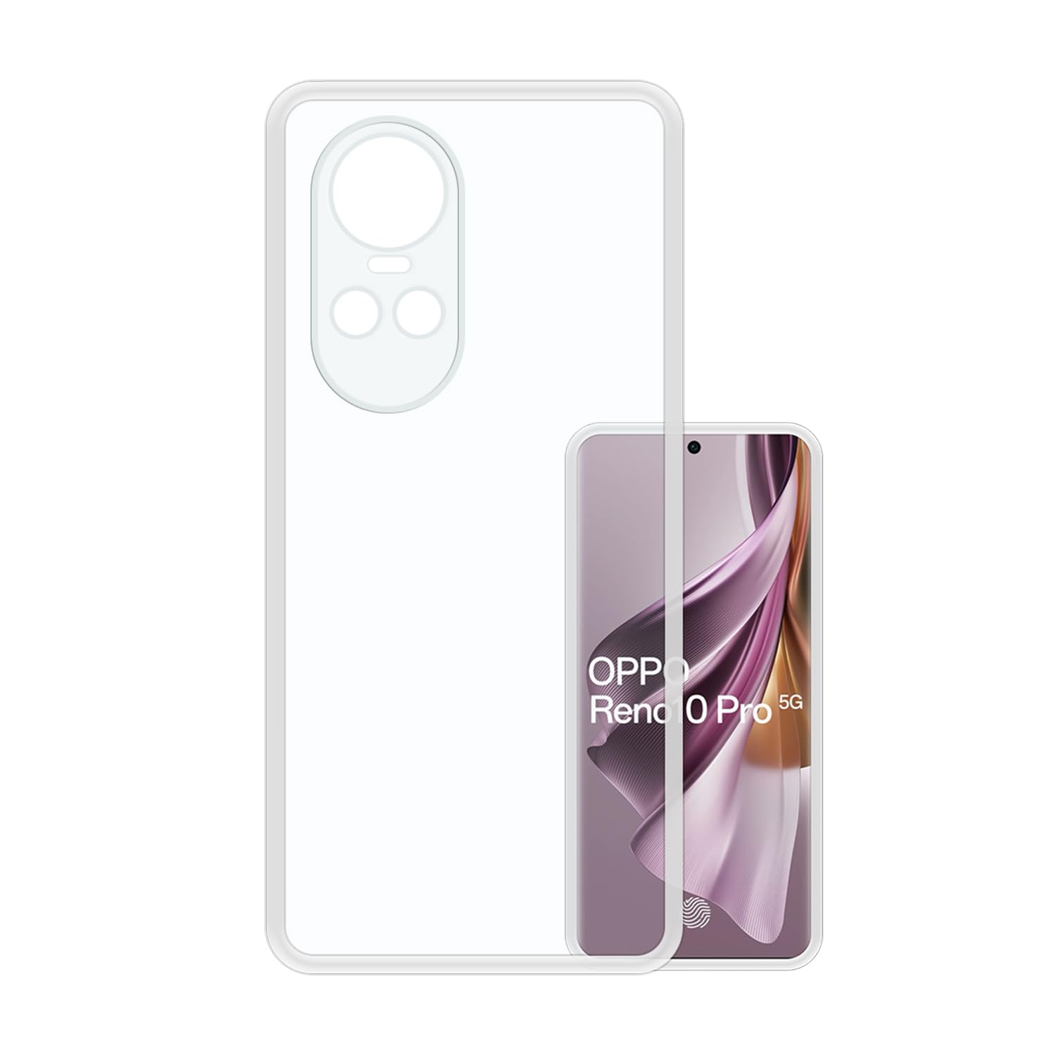 VIDO Transparent Back Case Cover for Oppo Reno 10 Pro 5G (Soft & Flexible & Camera Protection Back Case) (B0CCJK61G8) Amazon Price History, Amazon Price Tracker