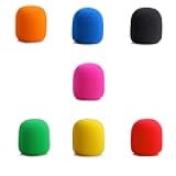 14pcs Handheld Stage Microphone Cover Windscreen Sponge Foam Mic Cover For Karaoke Microphone Windscreen Sponge Cover Mic Foam Cover Protective Cap