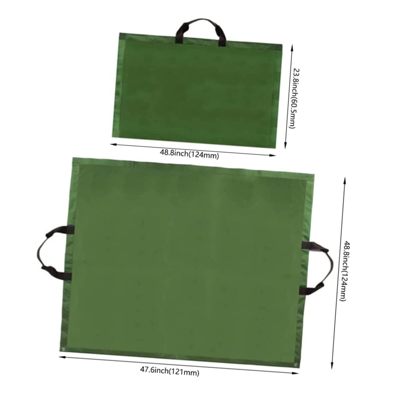 Happyyami Cubeta De Portátil Para Jardín Con Gran Capacidad Para Recoger Desechos Vegetales