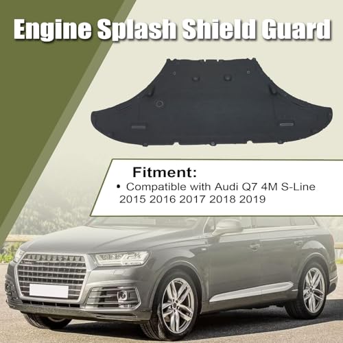 Image of Priprilod Engine Splash Shield Guard Compatible With Audi Q7 4M S-Line 2015-2019#4M0825235F