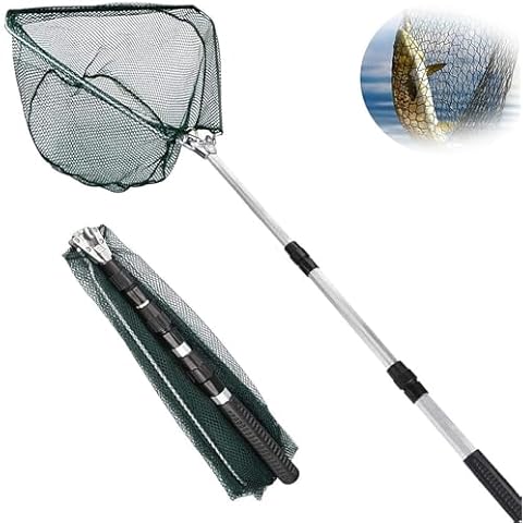 Xndryan 170CM Telescopic Fishing Landing Net Cover