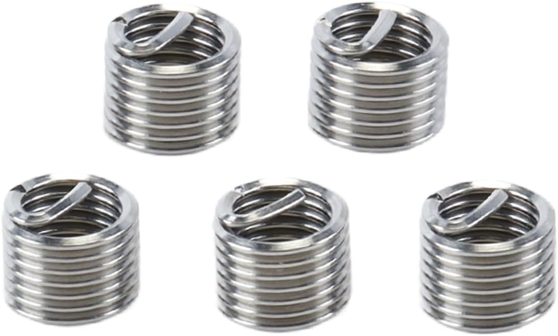 50 Pcs Thread Repair Insert, Metric M8 X 1.25 Helicoil Thread Sleeves, Stainless Steel Wire Sheaths