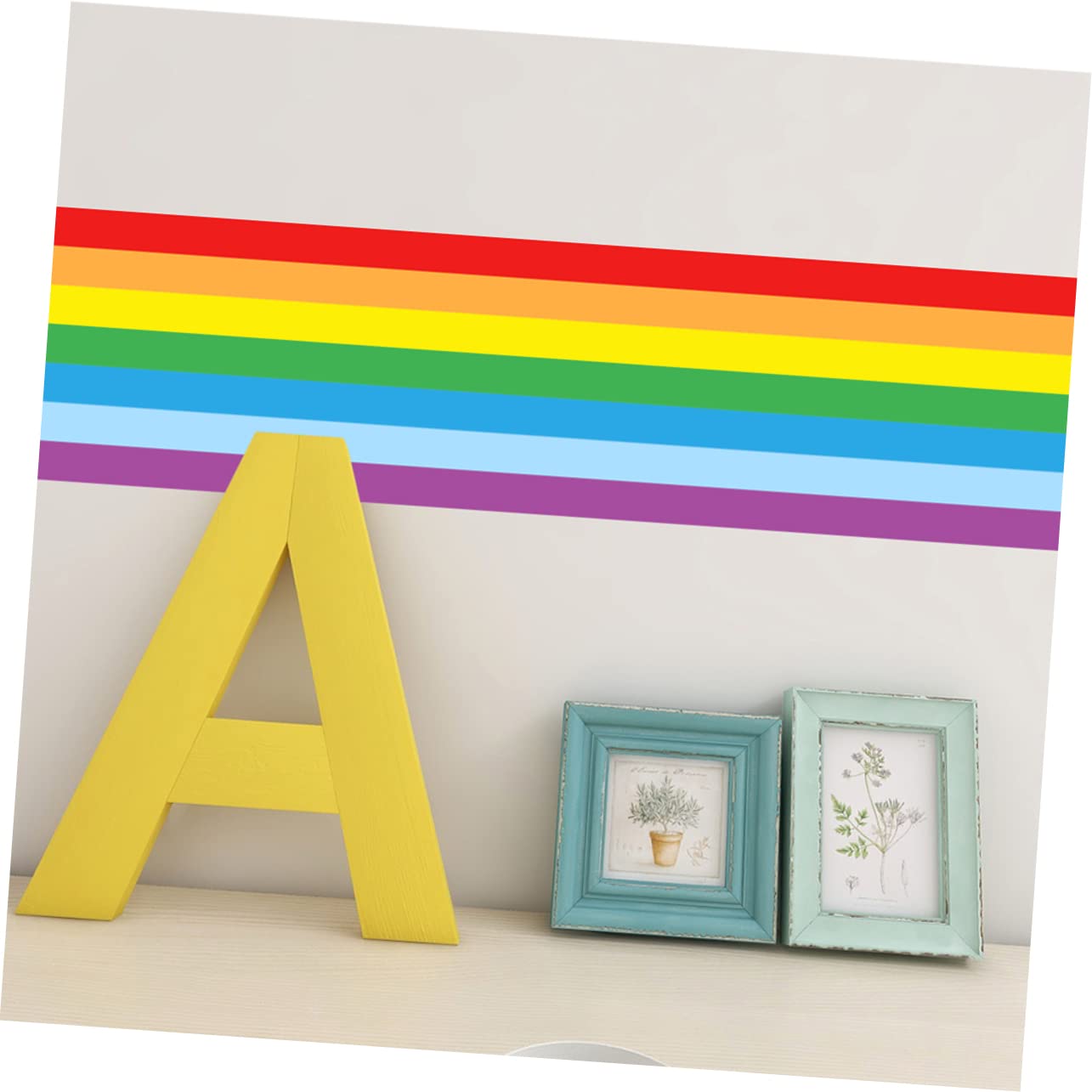 Abaodam 3stücke Wandaufkleber Für Kinderzimmer Kreativer Regenbogen-wandsticker Aus Einfach Anzubringen Für Saubere Wände Kindergarten-dekoration Sicher Und Praktisch