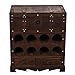 Produktbild Regal FM 09527, Weinregal mit 2 Schubkasten und Ablagefach 56 cm hoch , Holztruhe, Schatzkiste,Kiste, Piratenkiste, Kleinmöbel, Mit Metallbeschlägen, Antikoptik, Holz, Maritim, Deko, Hochwertig, Kolonialmöbel, Regal mit Ornamenten