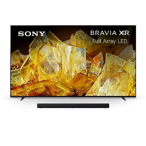 Sony 85 Inch BRAVIA XR X90L Full Array LED 4K HDR Google TV HT-A3000 3.1ch Dolby Atmos Sound Bar