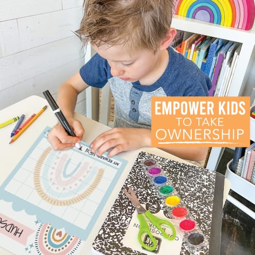 Image of Sticker Chart for Kids Behavior at Home and Back to School Reward Charts