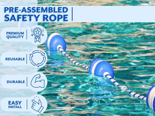 Kit de cuerda y flotadores para piscina 25ft Poolzilla miniatura 4