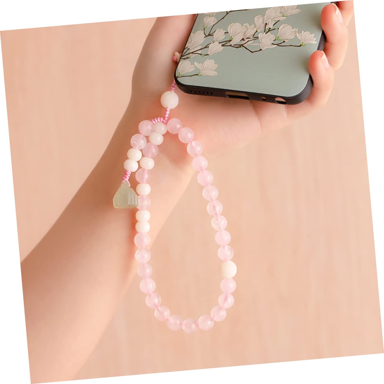 Artibetter 3st Handy Handyanhängerketten Schlüsselband Gurt Für Handy Telefon Charms Trageschlaufe Handschlaufe Handgelenksband Handy-armband-anhänger Retro-telefon Handys Rosa Kristall