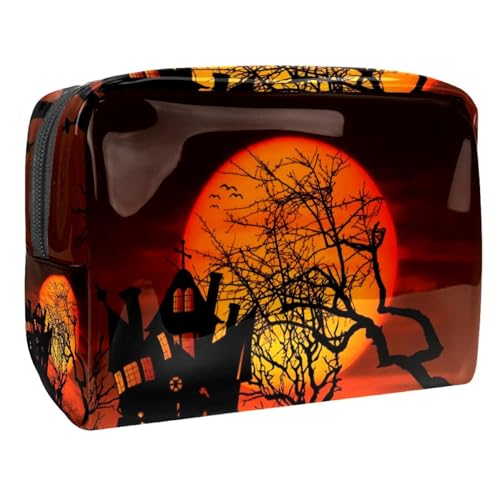 Sac maquillage Halloween imperméable grand organisateur cosmétiques voyage