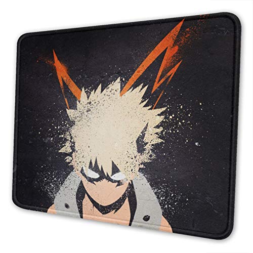 Yikava Anime Mouse Pad, My Hero Academia Mouse Mat with Stitched Edges Waterproof Keyboard Pad Non-Slip Rubber Base Mousepad for Desktops,Computer,Pc and Laptops 8.3 X 10.3 Inch