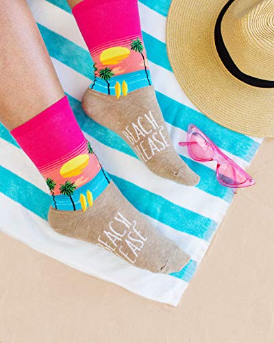 Image of Hot Sox Women's Novelty Geometric Pattern Crew