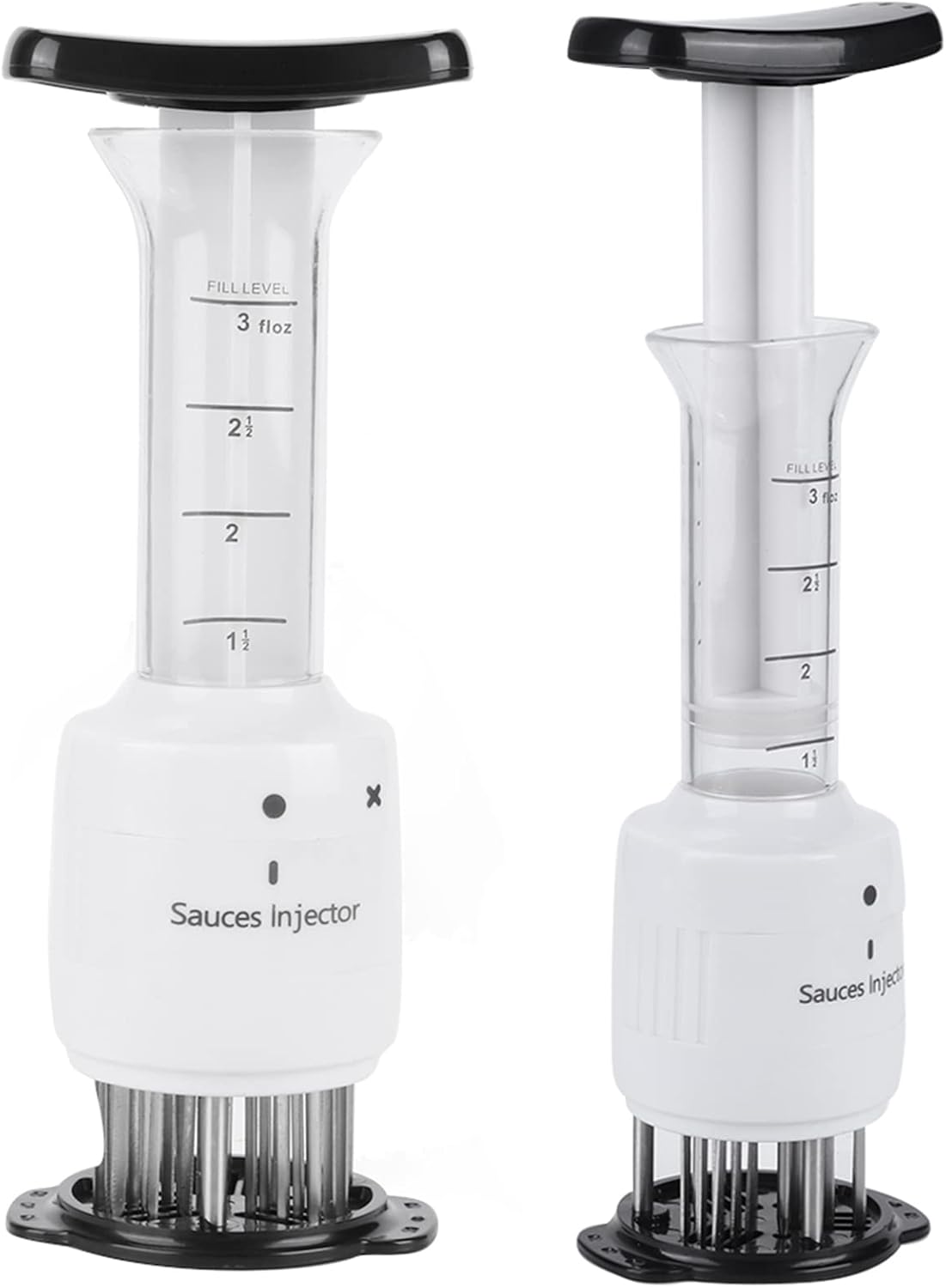 Meat Injector Professional Stainless Steel Marinade Seasoning Tool for Quick Flavor and Tenderizing, for Kitchen Accessory