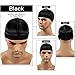 2PCS Silky Stocking Wave Cap for Men, Good Compression Over Durag （Regular Style）