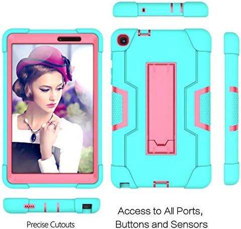 Miniatura 3 de Golden Sheeps Compatible con Samsung Galaxy Tab A 8.0 2019 (SM-P200P205) Impact Hybrid Drop Proof Armor Defender Funda de protección de cuerpo