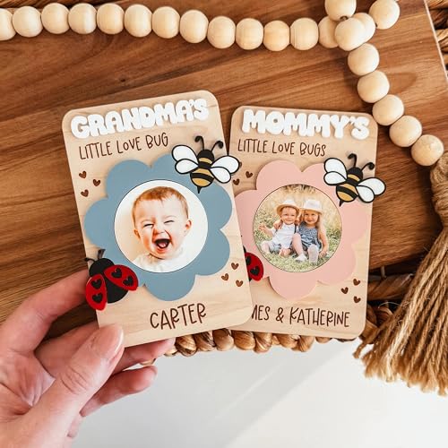 Imán personalizado para frigorífico con foto para mamá y abuela miniatura 3