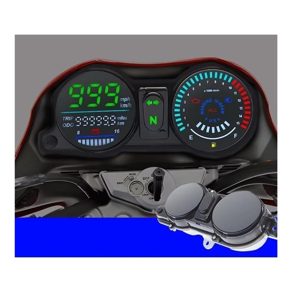 Velocímetro Digital para 150 ESD | Aplicación Y1UB Velocímetro de motocicleta Odómetro Velocímetro Tacómetro para 150 ESD