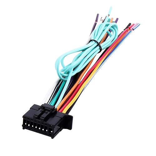 E-Car Connection - Enchufe de arnés de cable de altavoz estéreo para PioneerPremier Aftermarket DVD Nav Radio DEH-X2700UI, AVH4000NEX, AVH4100NEX,