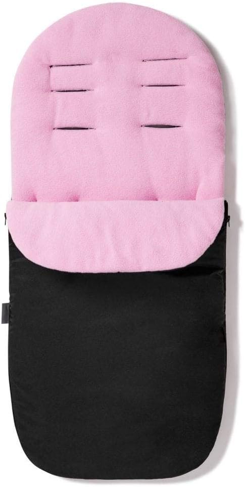 For Your Little One Footmuff/Cosy Toes Compatible with Graco Stadium Duo - Light Pink