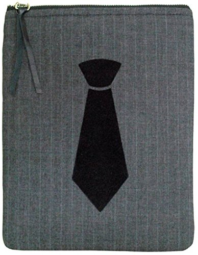 Clean Planet Eco Friendly Cotton Suiting Fabric 8 inch Tablet Sleeve Case Cover Unisex Washable Reusable Tablet Cover, Tablet Case Cover - (Grey)
