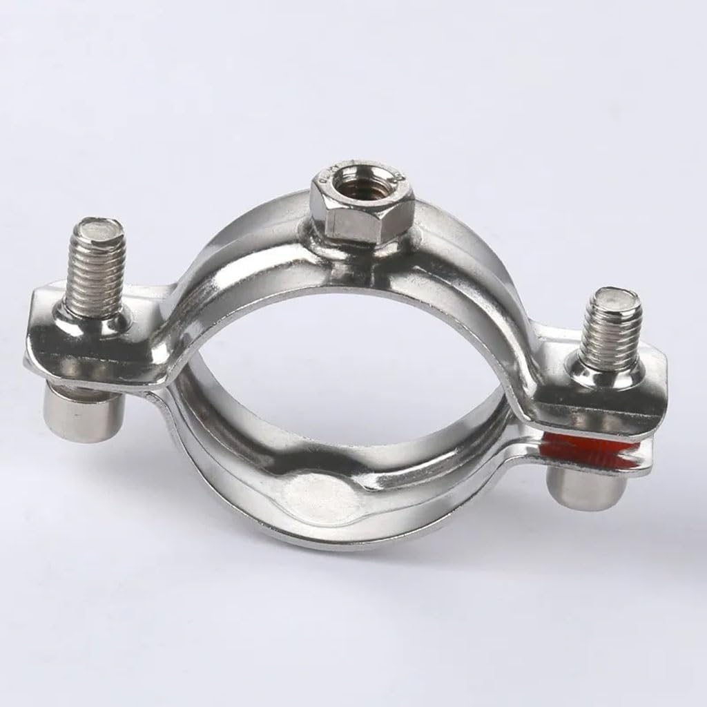 1Pcs 19-108mm OD Tube M8x1.25mm Female 304 Stainless Steel Pipe Hanger Bracket Clamp for Homebrew use(102-108mm)