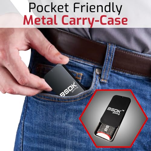 Image of World's Most Durable Thumbsleeve /Fingersleeve | BSDK Gaming Thumb & Finger Sleeve for Mobile Game| 4 Pieces | Metal Box | Made for PUBG, CODM and Freefire
